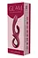Вібратор-кролик Dreamtoys Glam Duo Vibrator 22.7 см бордовий - мініатюра 2