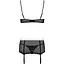 Еротичний костюм покоївки Obsessive Maidme Set 5pcs L/XL - мініатюра 6