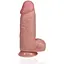 Фалоімітатор RealRock Extra Thick 9”, 23.1 см (тілесний) - мініатюра 1