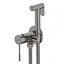 Набір гігієнічного душу прихованого монтажу Imprese Brenta графітовий хром ZMK092308039, Графітовий хром - мініатюра 1