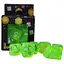 Набір кубиків Transparent 7 Dice Set - Light green , 7 шт. (g7dtran13) - мініатюра 1