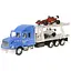 Игрушечный грузовик с платформой для машинок IM75B - миниатюра 1