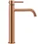 Змішувач для умивальника Rea Lungo brushed copper високий REA-B1114 Теплий захід - мініатюра 3