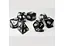 Набір кубиків Transparent 7 Dice Set - Black , 7 шт. (g7dtran10) - мініатюра 3