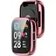 Чехол-накладка DK Silicone Face Case для Xiaomi Redmi Watch 3 Active / 3 Lite (pink rose) - миниатюра 2