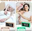 Будильник ANNNGUL Wake Up Light, супергучний цифровий будильник з кольоровим світлом RGB, диммер, режим будніх днів/вихідних - мініатюра 6