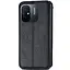 Чохол-книжка Getman шкіряний Cubic PU для Xiaomi Redmi 12C Чорний - мініатюра 2