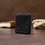 Мужской кожаный кошелек Grande Pelle 9.5х10х2 см acs0016029 - миниатюра 7