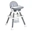 Детский стульчик для кормления 2 в 1 M 6041 Gray - миниатюра 1