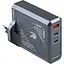 Зарядное устройство Remax RP-U106 Mecha Warrior GaN 140W 2C/1A MacBook Pro PD 3.1 Lenovo IdeaPad 14pro Grey - миниатюра 1