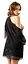 Комплект Cottelli Collection Lingerie Chemise Set S черный - миниатюра 5