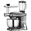 Кухонный комбайн Mozano профессиональный тестомес 3в1 Kitchen Machine 2300 Вт чаша 6,2л Silver Кулинарная книга в подарок - миниатюра 1