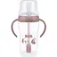 Поїльник з ручкою Nuk Perfect Match Learner Straw Cup з трубочкою 260 мл ведмідь (3954240) - мініатюра 1