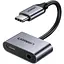 Переходник Ugreen CM193 - адаптер Usb-C - на 2 порта Type-C + 3.5mm Audio (UGR-50596) - миниатюра 1