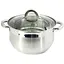 Кастрюля из нержавеющей стали Zauberg с крышкой 5 л круглая (ZBH-5S) - миниатюра 1