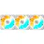 Вентилятор Gigabyte EZ CHAIN 120мм FAN 120 3-Pack White (GP-GBT EZFAN1203 ICE) - миниатюра 3