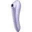 Вібратор з вакуумним стимулятором клітора Satisfyer Dual Pleasure бузковий - мініатюра 1