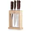 Набір ножів з бамбуковим блоком Ardesto Midori нержавіюча сталь 6 предметів коричневі (AR2105GR) - мініатюра 1