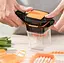 Удобная овощерезка Nicer Dicer Quick 5 в 1 универсальная кухонная терка с острыми лезвиями и контейнером - миниатюра 3