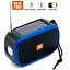 Портативна колонка TG 632 з функцією гучного зв'язку радіо ліхтар сонячна батарея Синій - мініатюра 3
