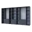 Шкаф для одежды Doros Гелар Графит 4+4ДСП с пеналом 370х49.5х203.4 (42005173) - миниатюра 3