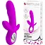 Вибратор с клиторальным и анальным стимуляторами Pretty Love-Humphray, BI-014603, Фиолетовый - миниатюра 2