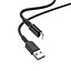 Кабель Hoco X62 Lightning Fortune charging data cable 1 м чорний - мініатюра 1