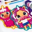 Набір для творчості Vladi Toys Glitter Art Блискучі звірята VT4501-11, 5 флаконів з гліттерами - мініатюра 3