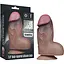 Реалистичный фаллоимитатор LoveToy Nature Cock 18.2 см коричневый - миниатюра 1