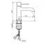 Змішувач для раковини DAMIXA Sirius 860210000 - мініатюра 3