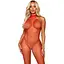 Бодістокінг Leg Avenue Racer neck bodystocking Red - мініатюра 1
