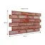 Декоративный ПВХ панель 960х480х4мм Коричнево-розовый кирпич SW-00001426 - миниатюра 3