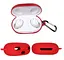 Чохол-накладка DK Silicone Candy Friendly з карабіном для Oppo Enco W11/W12 (red) - мініатюра 2