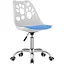 Офисное кресло Leobert Print бело-голубой - миниатюра 1