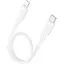 Кабель Hoco X96 Hyper charging data cable iPL-0.25 м Білий - мініатюра 1