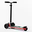 Самокат Maxi Best Scooter 64х18х36 см Чорно-червоний 000231631 - мініатюра 4