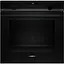 Духова шафа Siemens електрична, 76л, A, дисплей, конвекція, телескопічні направляючі, чорний - мініатюра 1