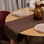 Скатертина-ранер Sonex Jordan 40х140 см коричнева (SO102562)   - мініатюра 2