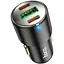 Автомобильное зарядное устройство Hoco NZ6 USB/2Type-C 45W 3.0A - миниатюра 1