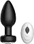 Анальная пробка I’MCUM Black Diamond с пультом управления 10 режимов вибрации Черная (7970379617696) (IM-BDiamond_black) - миниатюра 1
