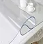 М'яке скло силіконова скатертина на стіл Soft Glass Захист для меблів (3.6х1.4 м) товщина - 1.5 мм Прозоре - мініатюра 8