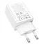 Зарядний пристрій 2 порти 30W - Hoco N71 charger блок адаптер білий - мініатюра 2