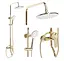 Душова система Rea Salton gold з виливом REA-P2407, Золотий - мініатюра 3