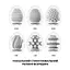 Набор мастурбаторов-яиц Tenga Egg Wonder Pack 6 яиц - миниатюра 3