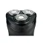 Электробритва Новый Харьков НХ-8527 Fanat Black, 6W, роторная, сухое бритье, двойные лезвия, повторение контуров лица, индикатор работы/включения, триммер для висков - миниатюра 1