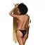 Трусики-слипы Penthouse Too Hot To Be Real Black кружево регулируемая посадка M/L - миниатюра 2