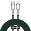 Кабель Baseus Cafule Metal Type-C to Lightning PD 20W (1m) green (CATLJK-A06) - мініатюра 1