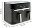Мультипіч Tefal Dual Easy Fry & Grill Air Fryer EY905B10 - мініатюра 4