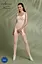 Бодистокинг Passion ECO BS005 плотный открытый доступ имитация подвязок S/M/L white - миниатюра 3
