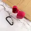 Силиконовый футляр New с карабином для наушников Airpods Pro Красный / Rose Red - миниатюра 5